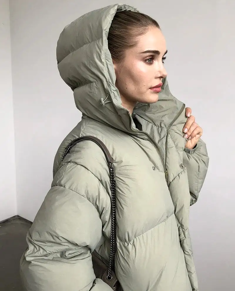 2023 Women Winter Jacket coat Stylish Thick Warm fluff Parka Female water proof outerwear coat New Hot