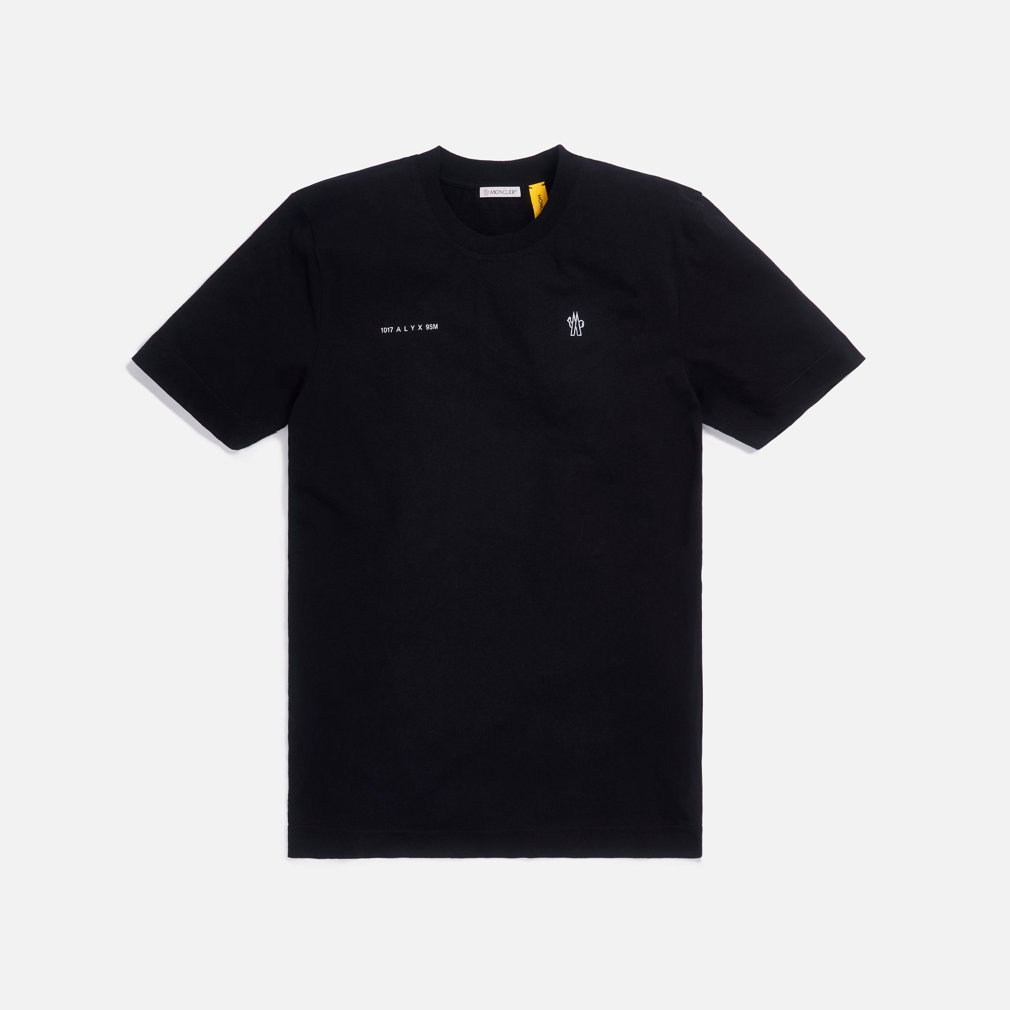 6 Moncler x 1017 Alyx 9SM Double Front Logo Maglia Tee - Black