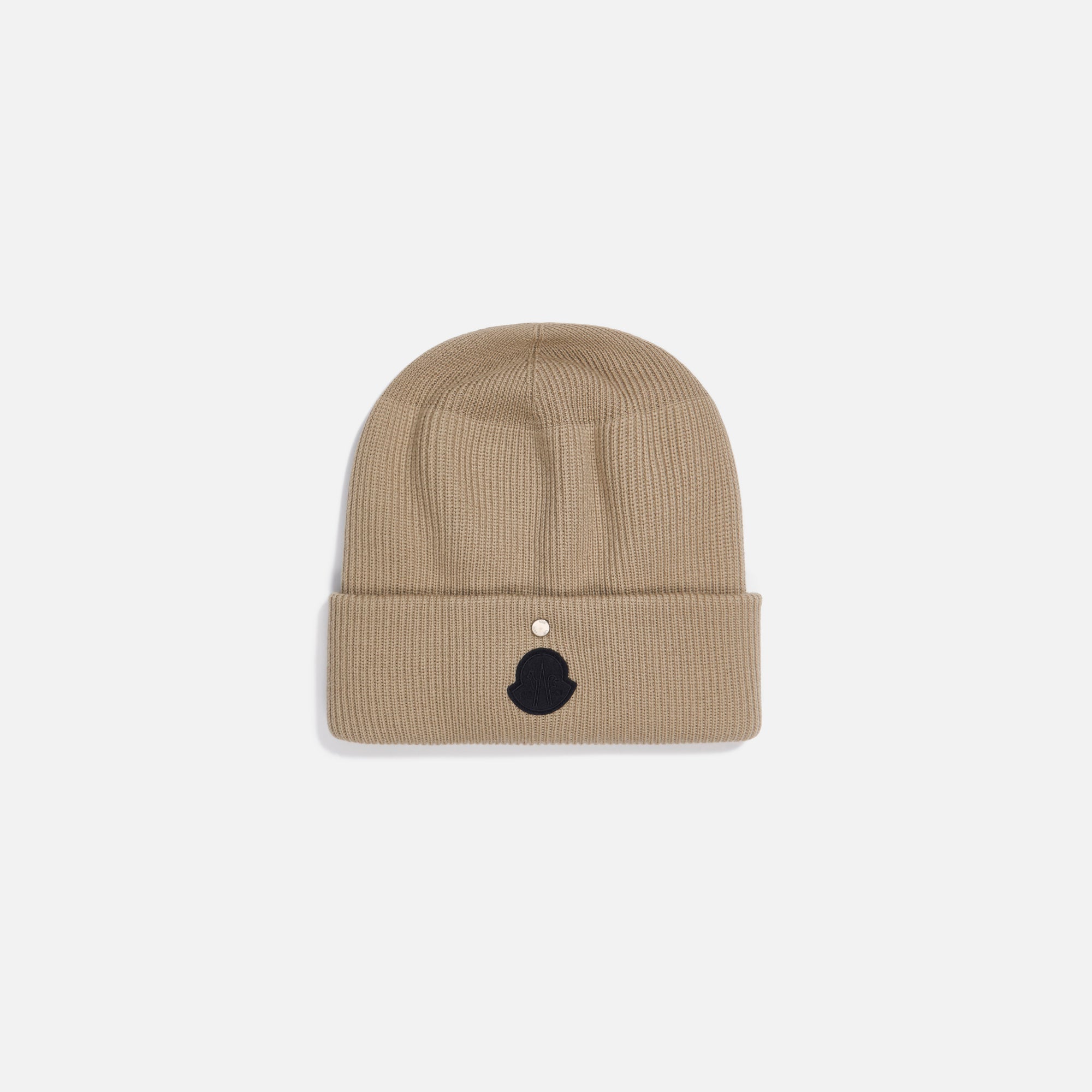 6 Moncler x 1017 Alyx 9SM Wool Logo Beanie - Camel