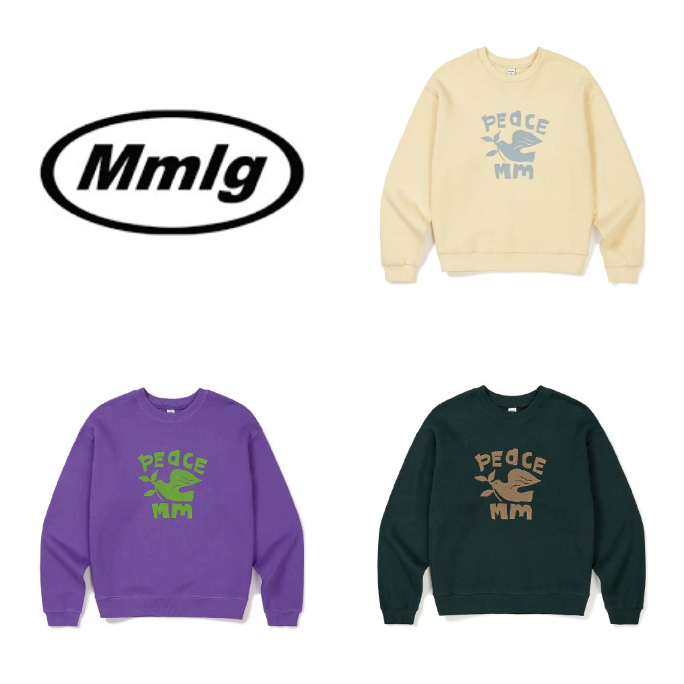 87MM  |Unisex Street Style Long Sleeves Cotton Logo Sweatshirts