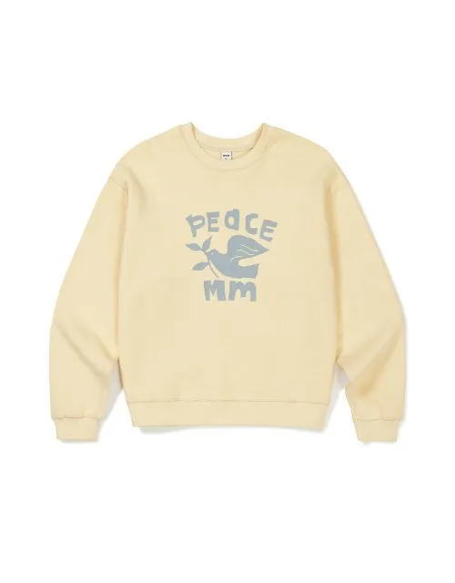 87MM  |Unisex Street Style Long Sleeves Cotton Logo Sweatshirts