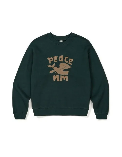 87MM  |Unisex Street Style Long Sleeves Cotton Logo Sweatshirts