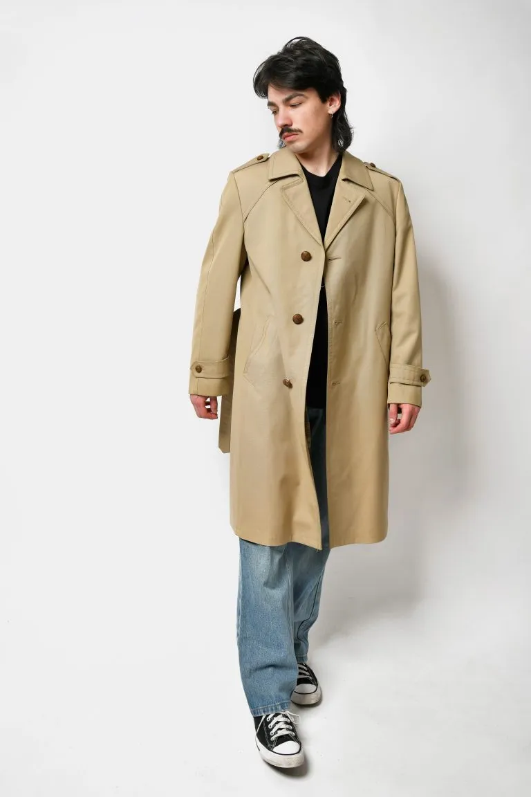 90s detective trench coat