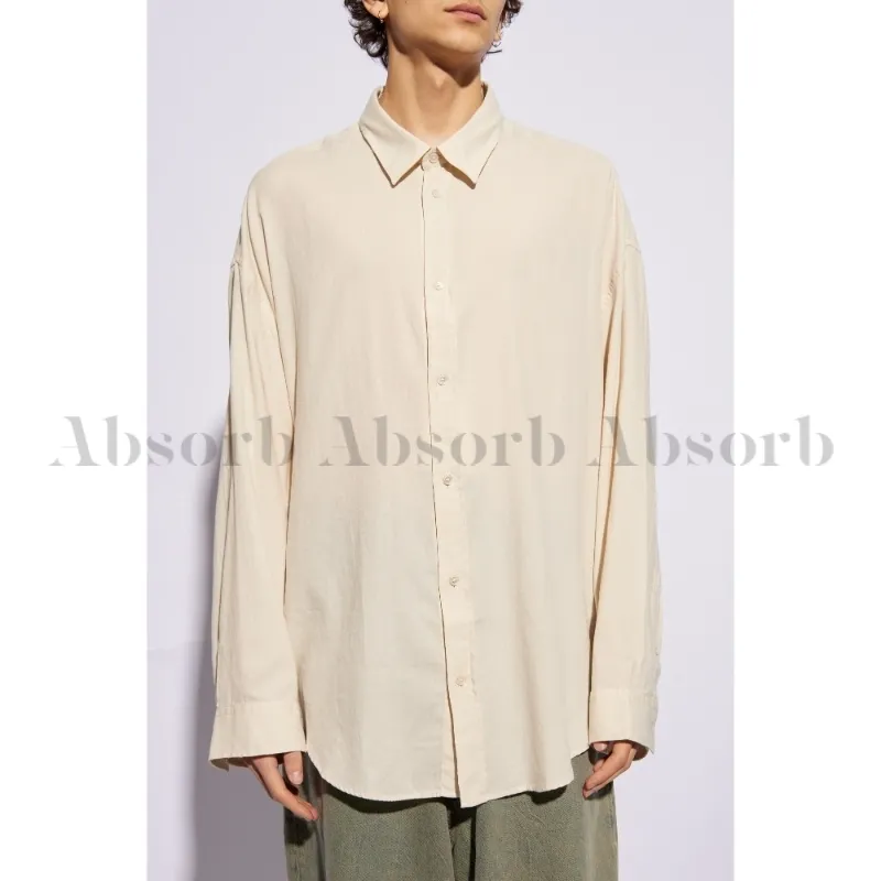 Acne Studios  |Street Style Long Sleeves Plain Cotton Designers Shirts