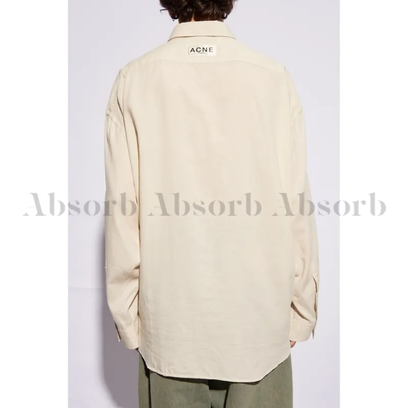 Acne Studios  |Street Style Long Sleeves Plain Cotton Designers Shirts