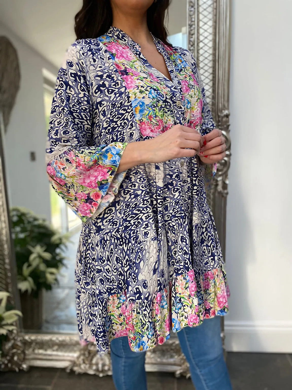 Animal Floral Tunic Janey