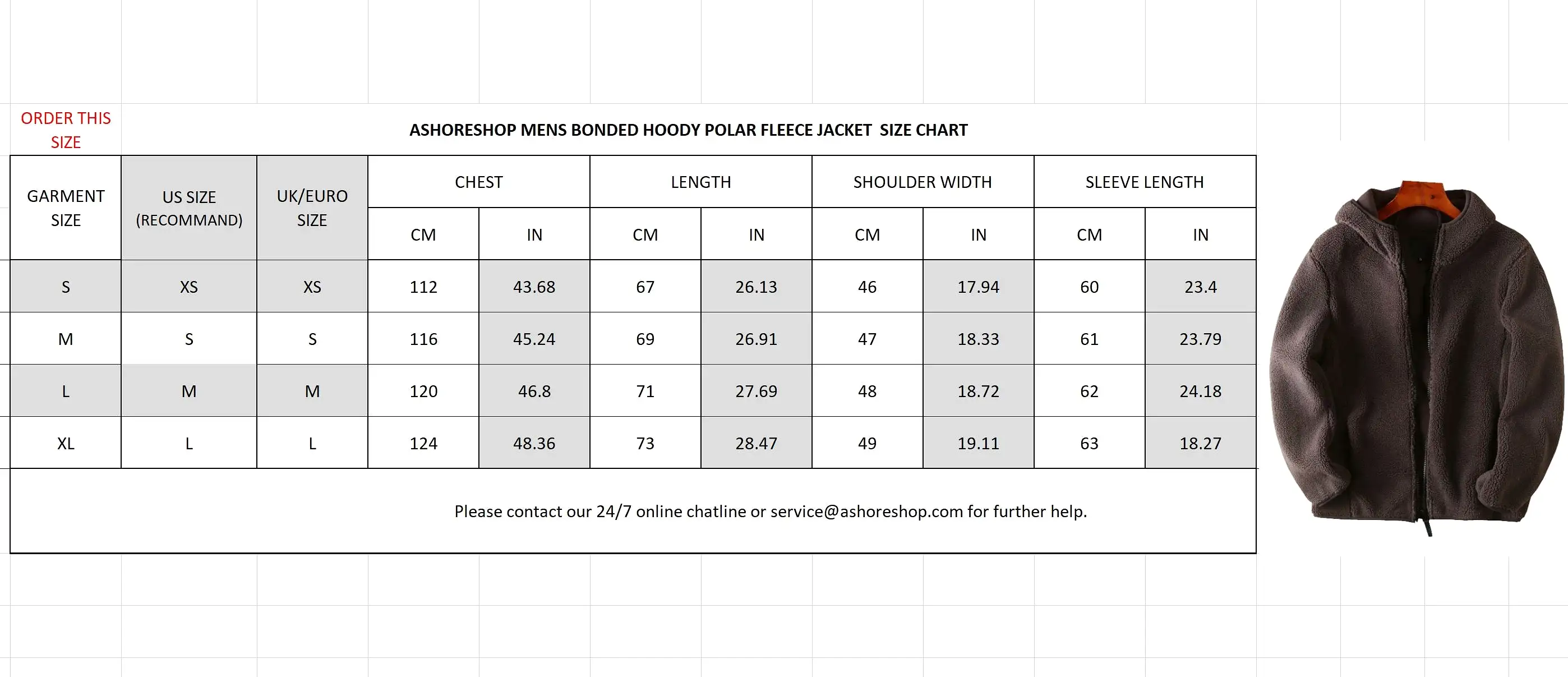 Ashore Shop Mens Bounded Hoody Fleece Jackets autumn winter men's casual jacket coat