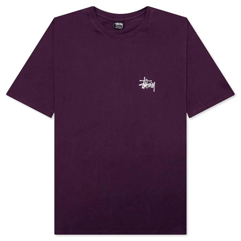 Basic Pigment Dyed Tee - Purple