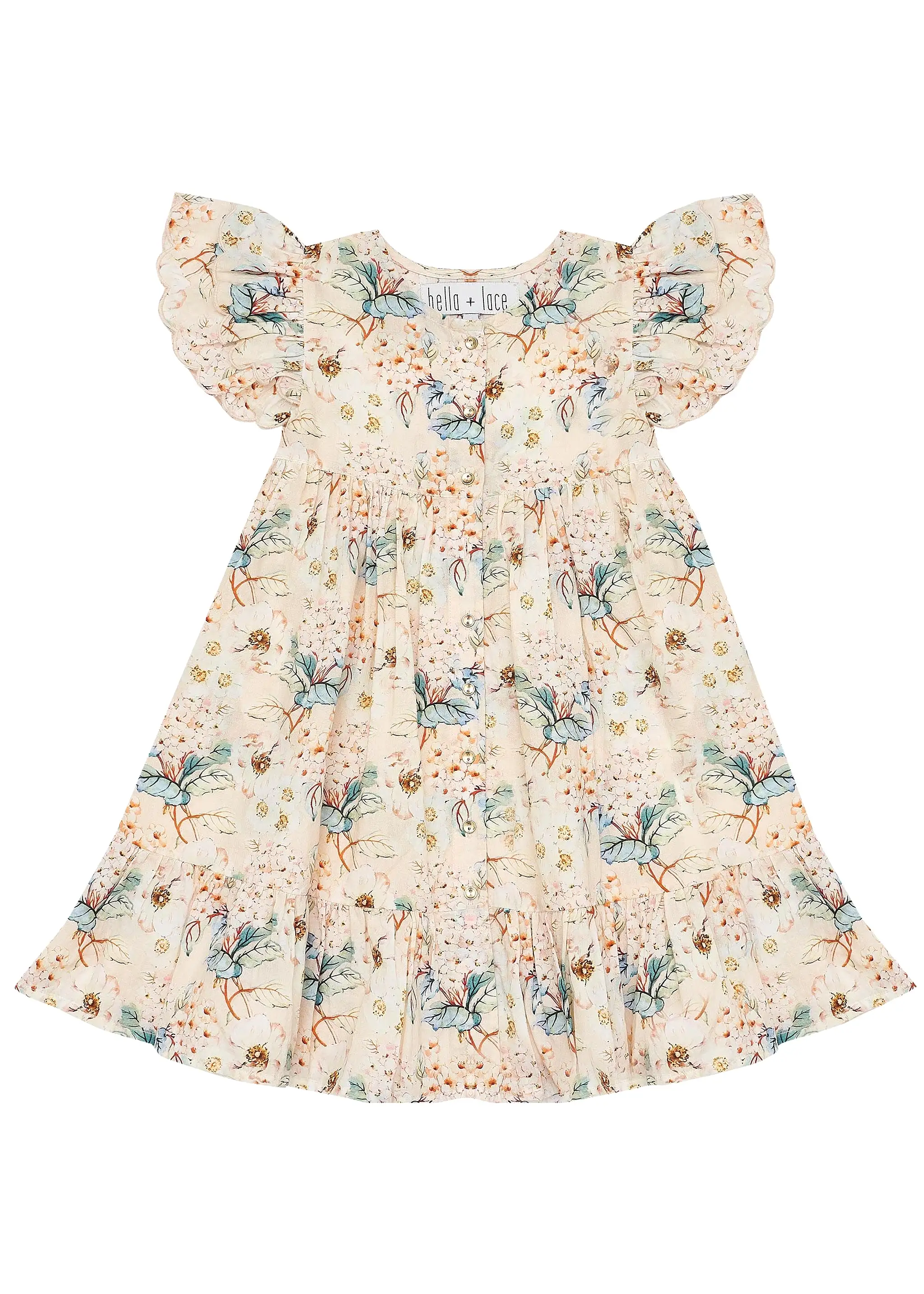 Bella & Lace Cupcake Dress - Marshmallow