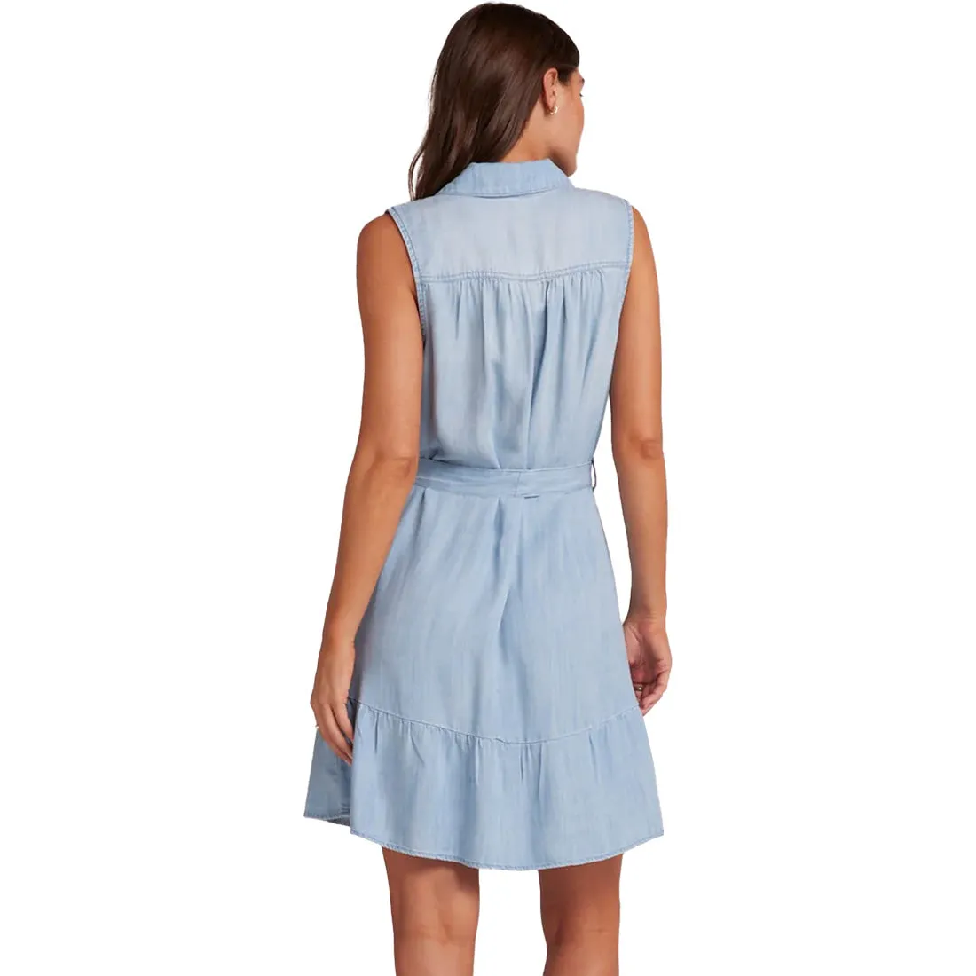 Bella Dahl Gathered Ruffle Shirt Dress - Women's