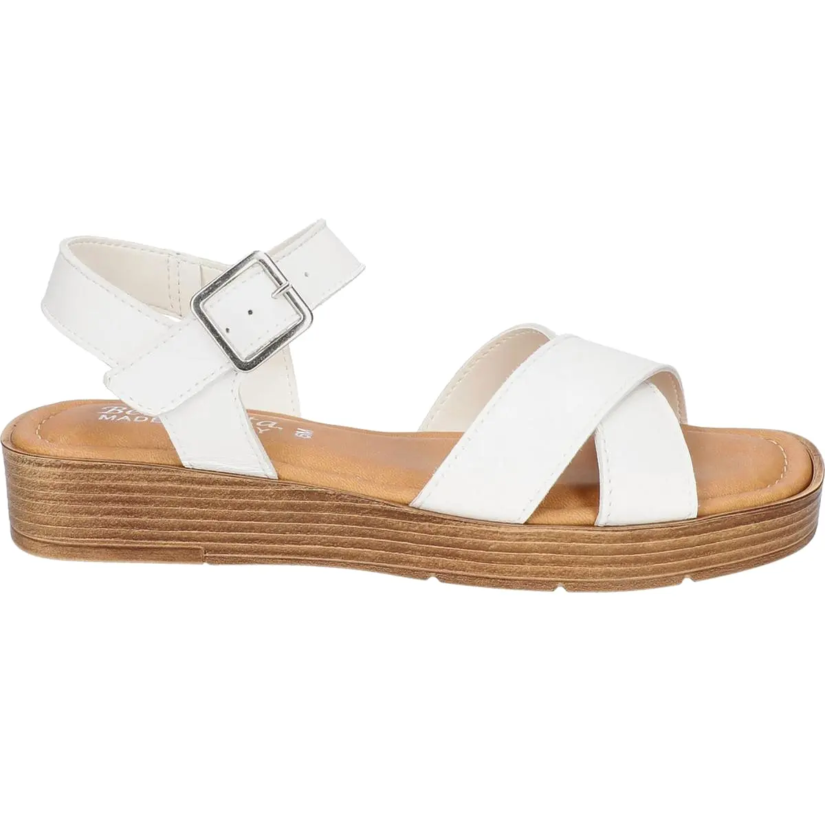 Bella Vita Womens Car-Italy Leather Dressy Wedge Sandals