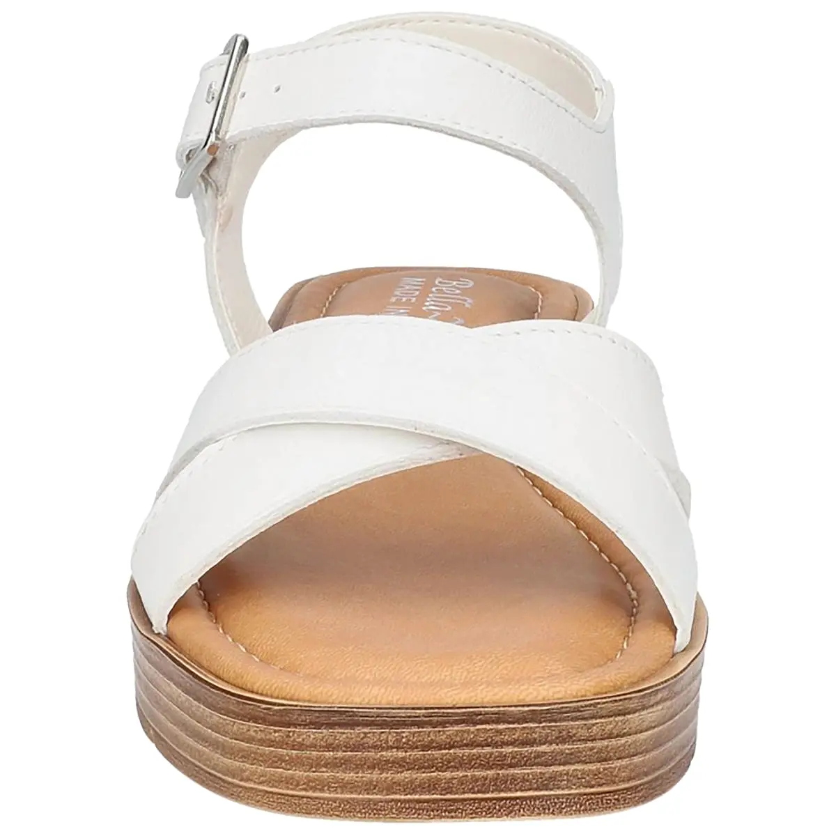 Bella Vita Womens Car-Italy Leather Dressy Wedge Sandals