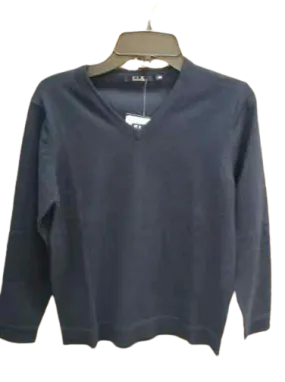 Boys V-Neck Sweater Navy