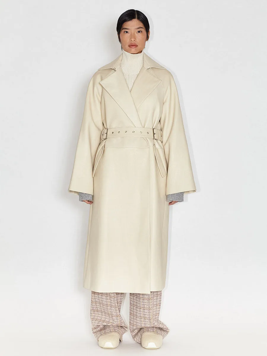 Buckle Belt Trench Coat