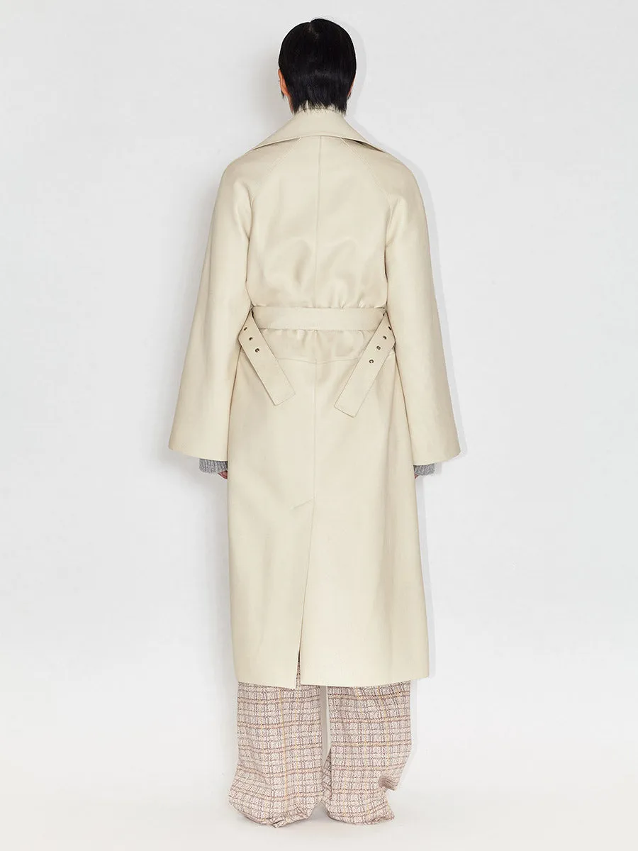 Buckle Belt Trench Coat