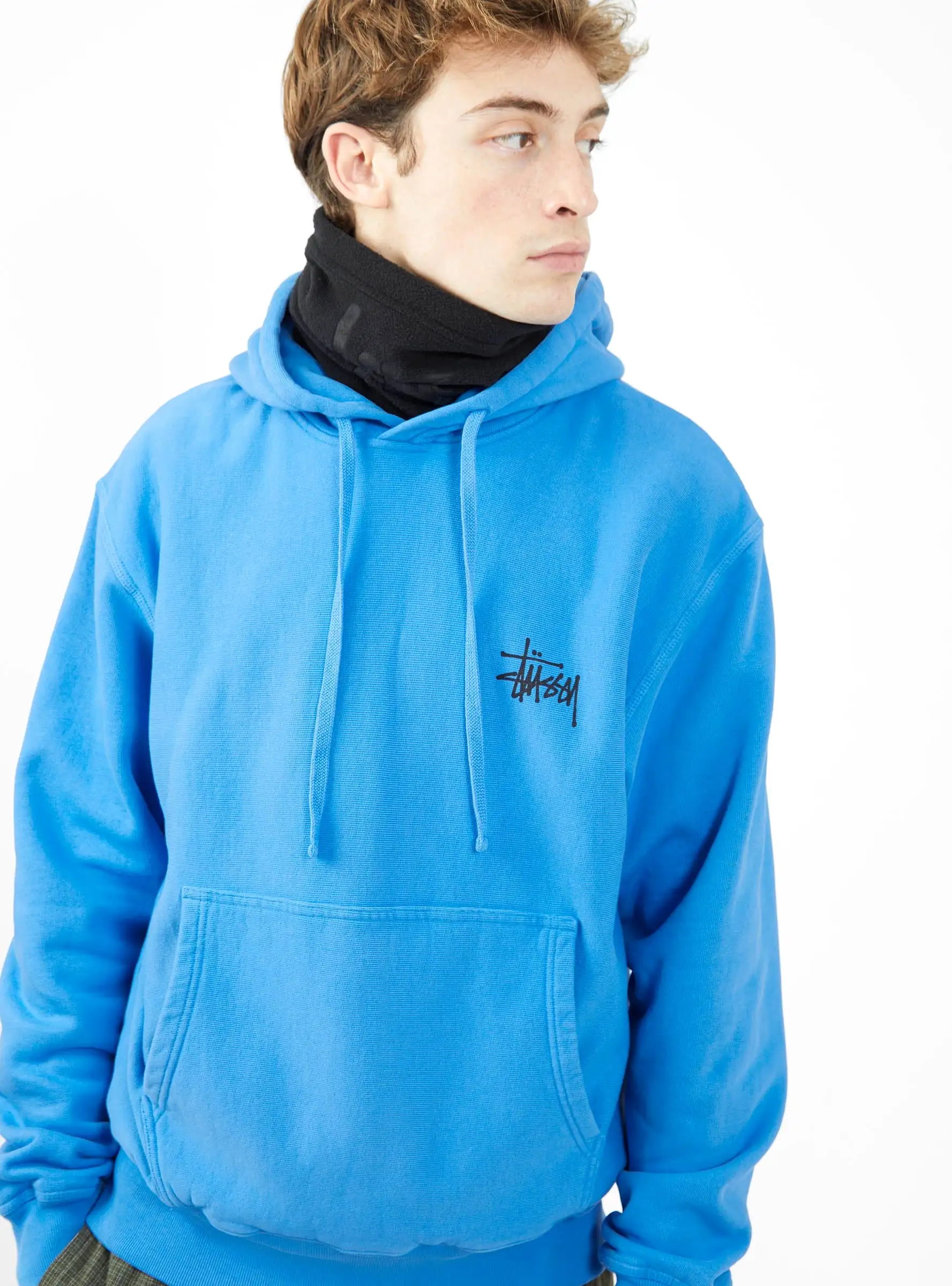 Built Tough Pigment Dyed Hoodie Blue