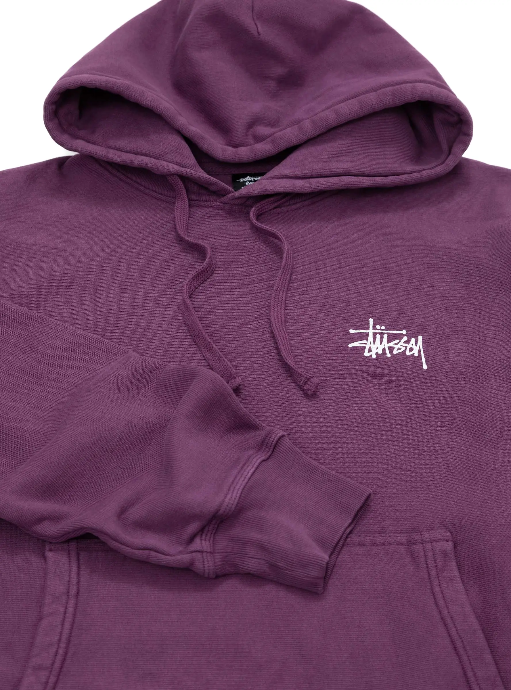 Built Tough Pigment Dyed Hoodie Purple