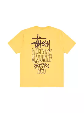 Built Tough Pigment Dyed T-shirt Honey Yellow