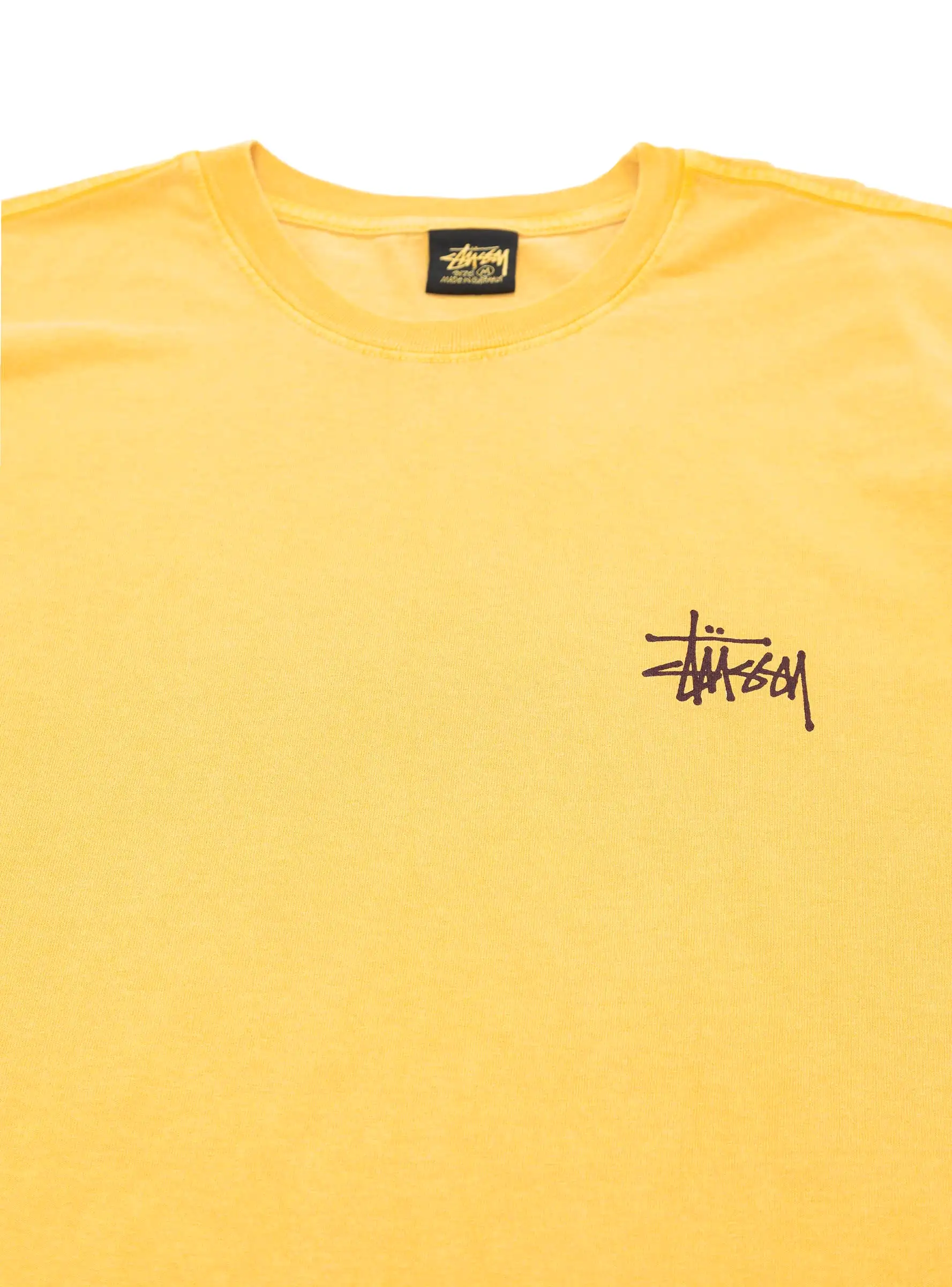 Built Tough Pigment Dyed T-shirt Honey Yellow