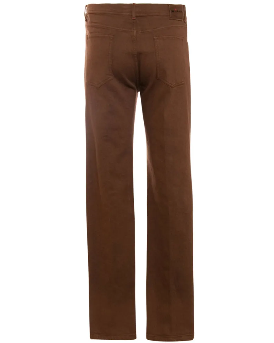 Chocolate 5 Pocket Denim Pant