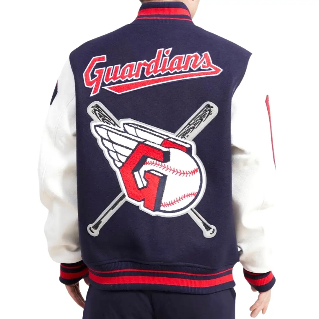 Cleveland Guardians Mash Up Varsity Jacket