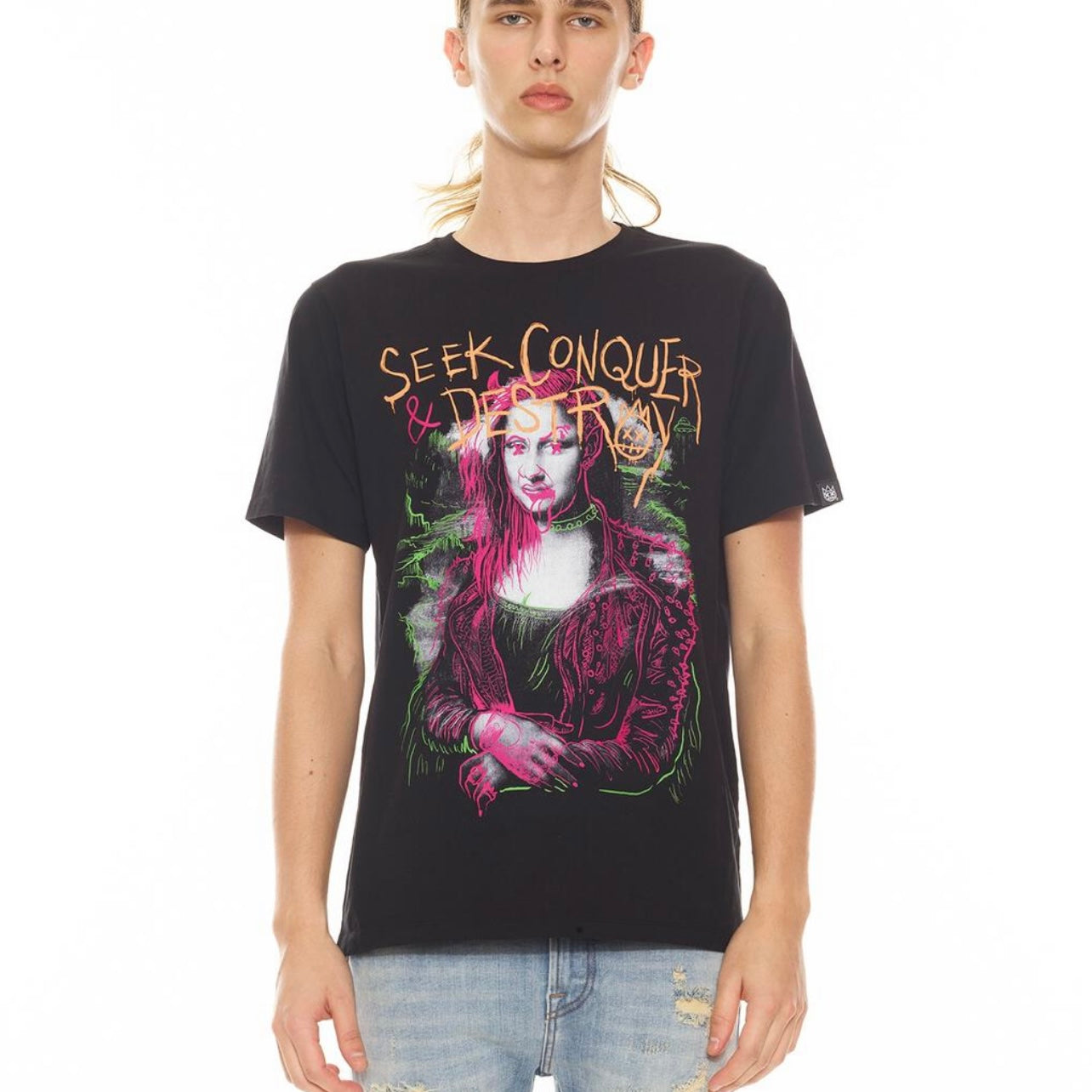 Cult Seek Conquer Short Sleeve Tee (Black)