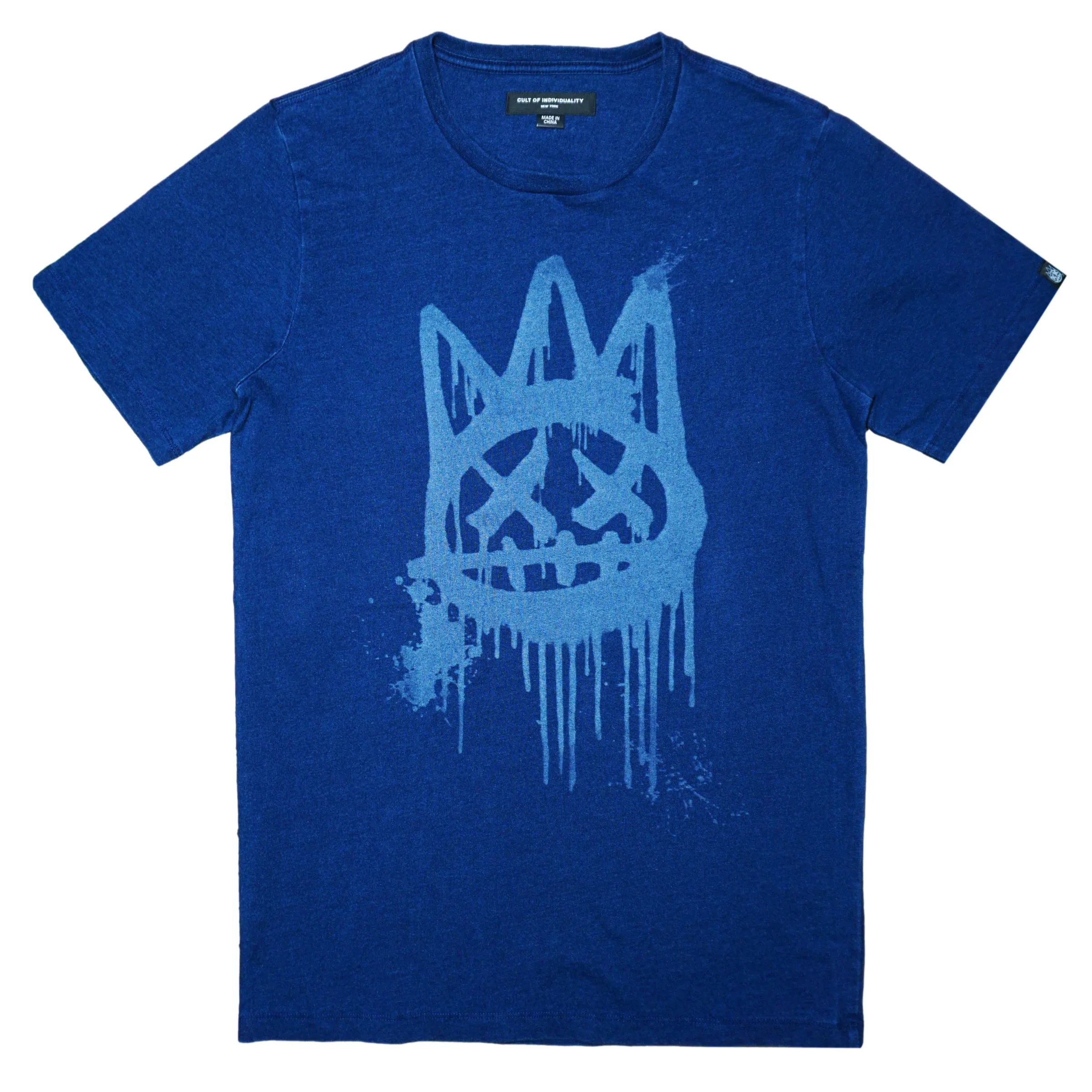 Cult Spray Logo Tee (Indigo) /D10