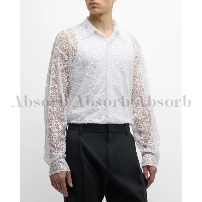 D SQUARED2  |Long Sleeves With Jewels Luxury Shirts