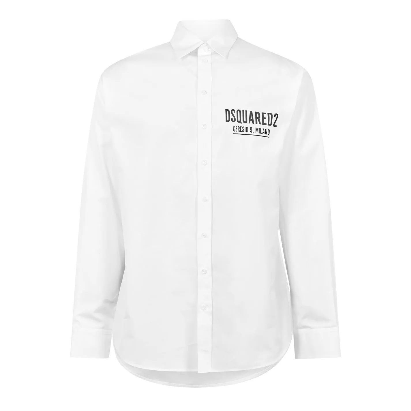 D SQUARED2  |Street Style Long Sleeves Plain Cotton Logo Luxury Shirts