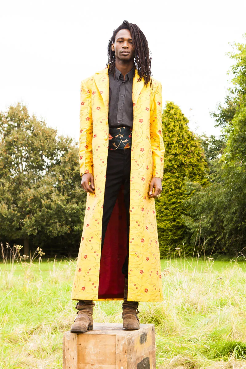 Dali Coat in Shocking Mustard