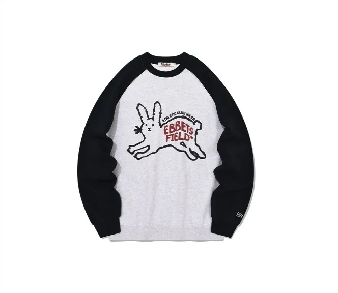 EBBETS FIELD FLANNELS  |Unisex U-Neck Long Sleeves Oversized Sweatshirts