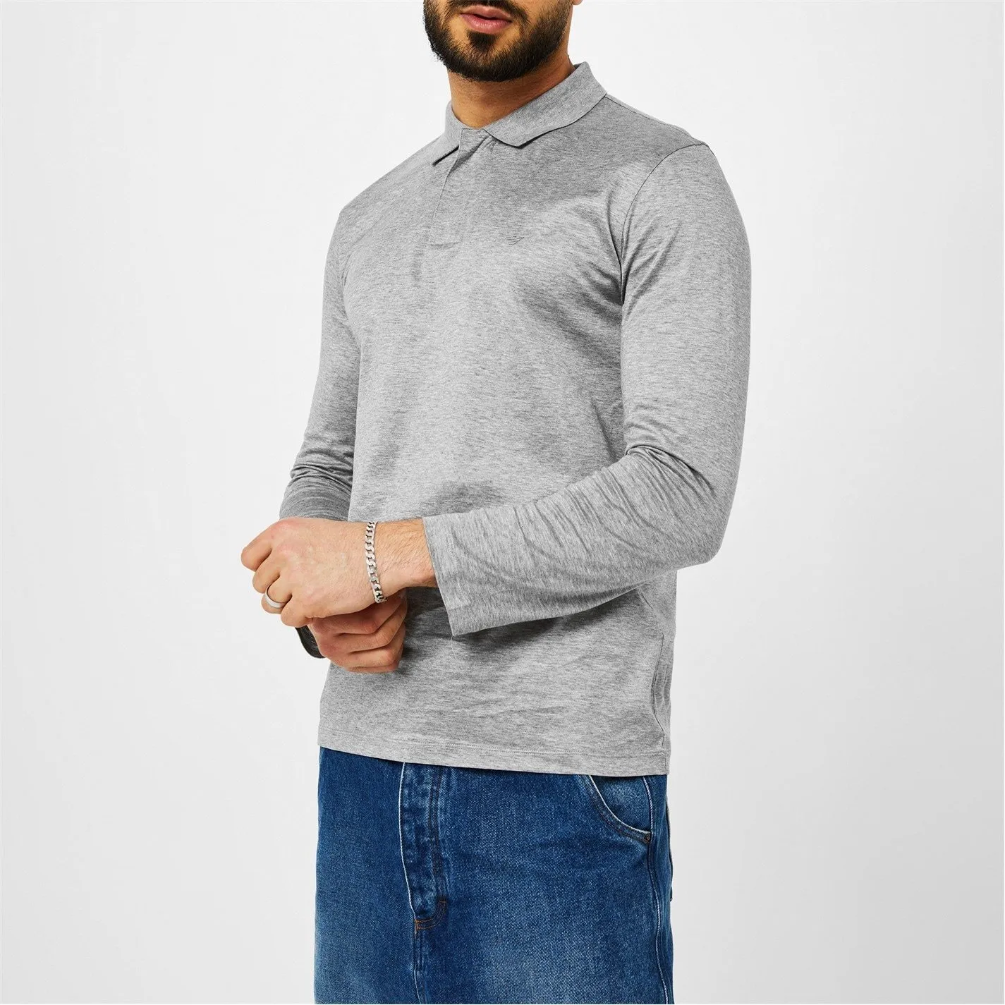 EMPORIO ARMANI  |Unisex Street Style Long Sleeves Plain Cotton Logo