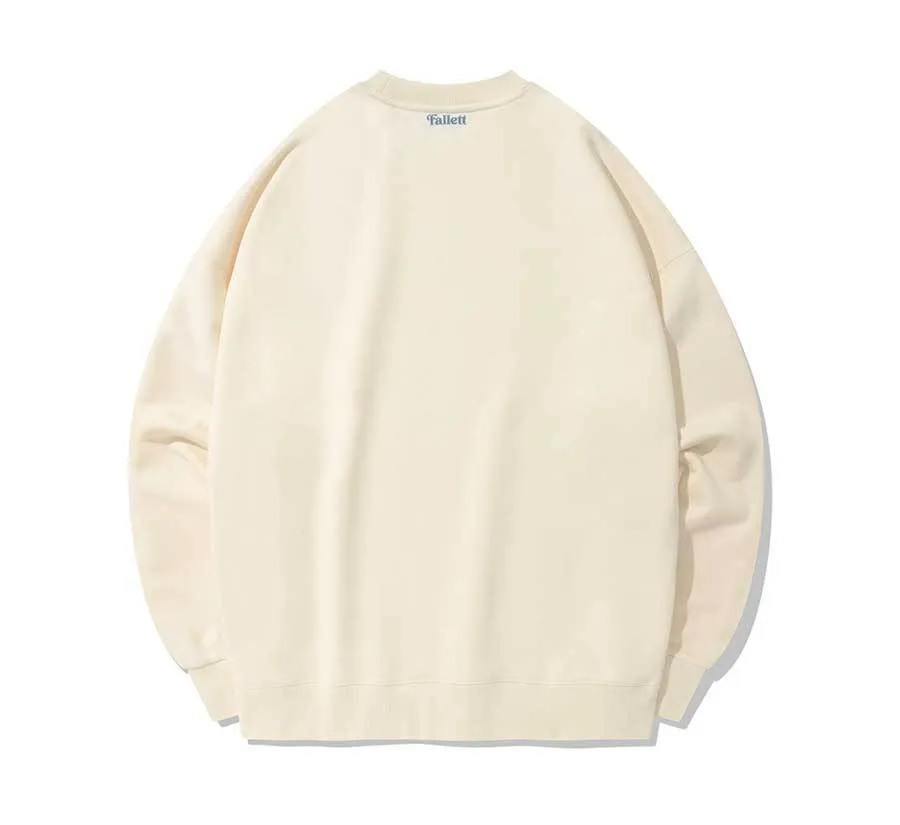 Fallett  |Unisex Street Style Long Sleeves Plain Cotton Oversized Logo