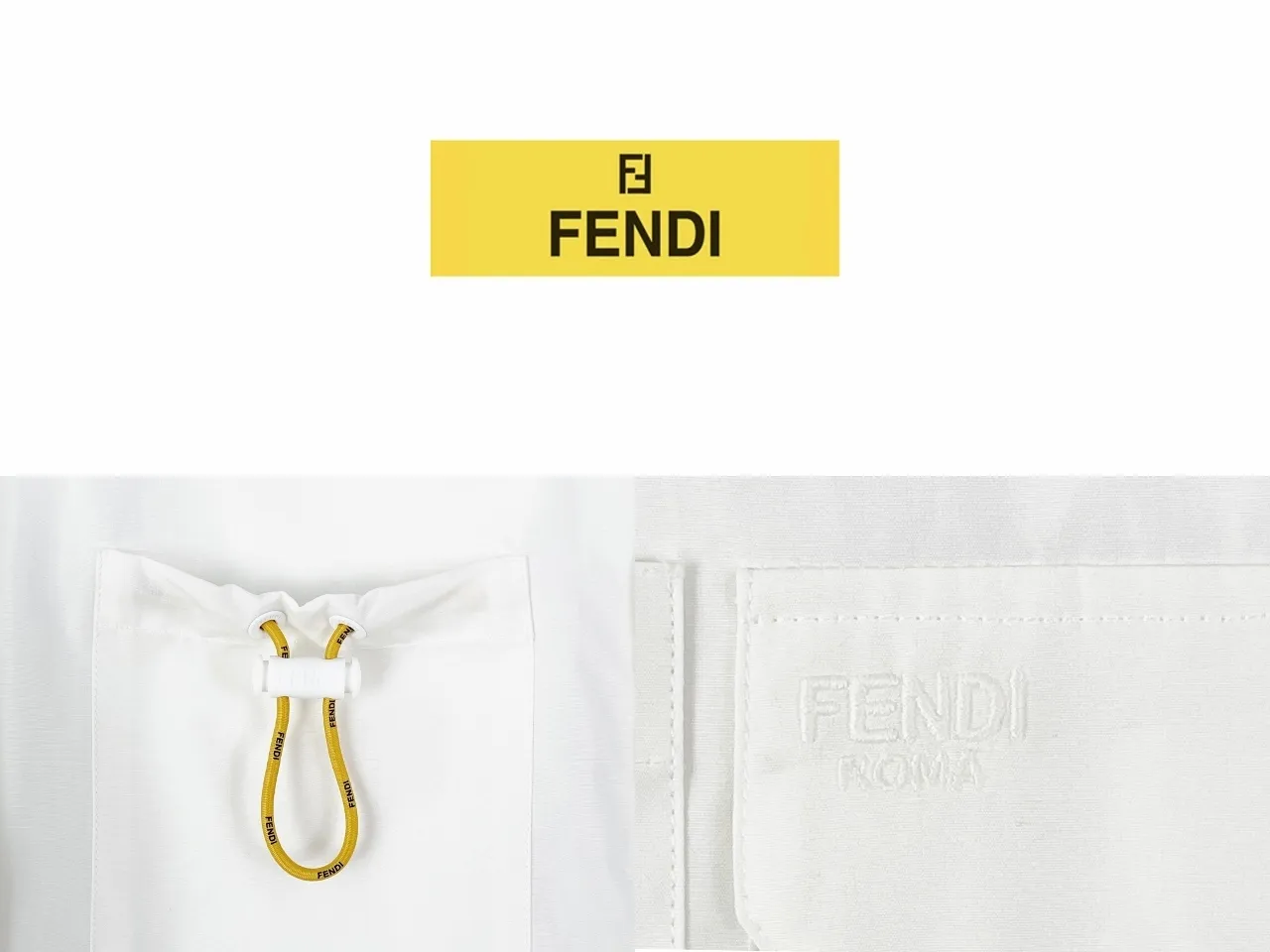 FENDI  |Street Style Long Sleeves Cotton Logo Luxury Shirts