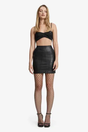 fishnet tights in black