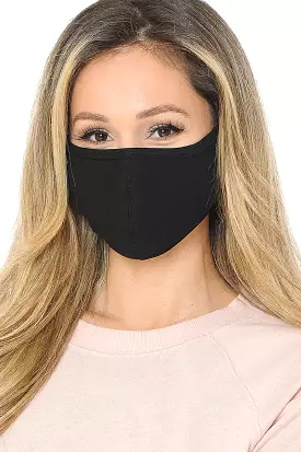 Fiumara Apparel Reusable Cotton Face Mask with PM2.5 Filter Pocket