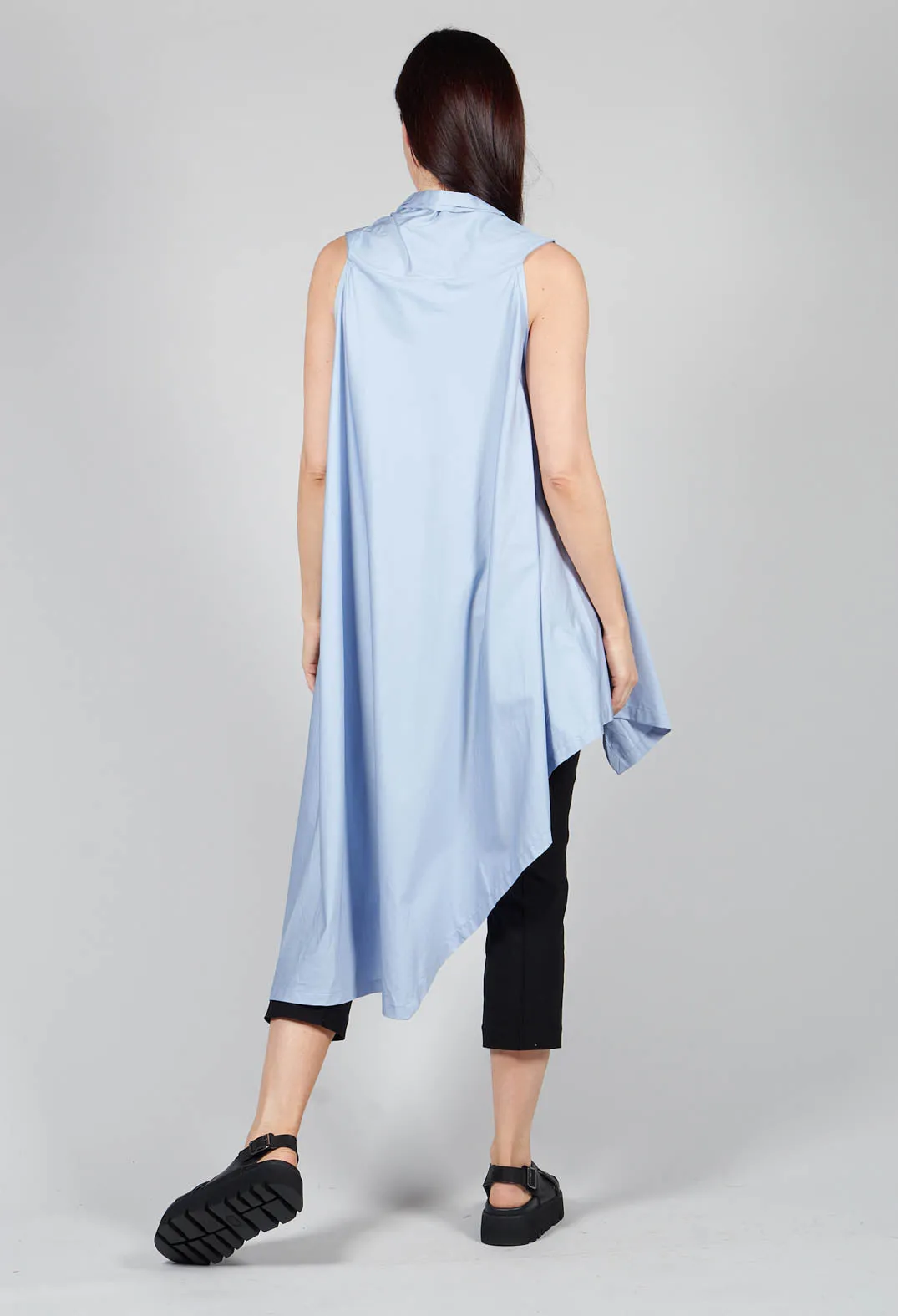 Flat Tunic in Light Blue