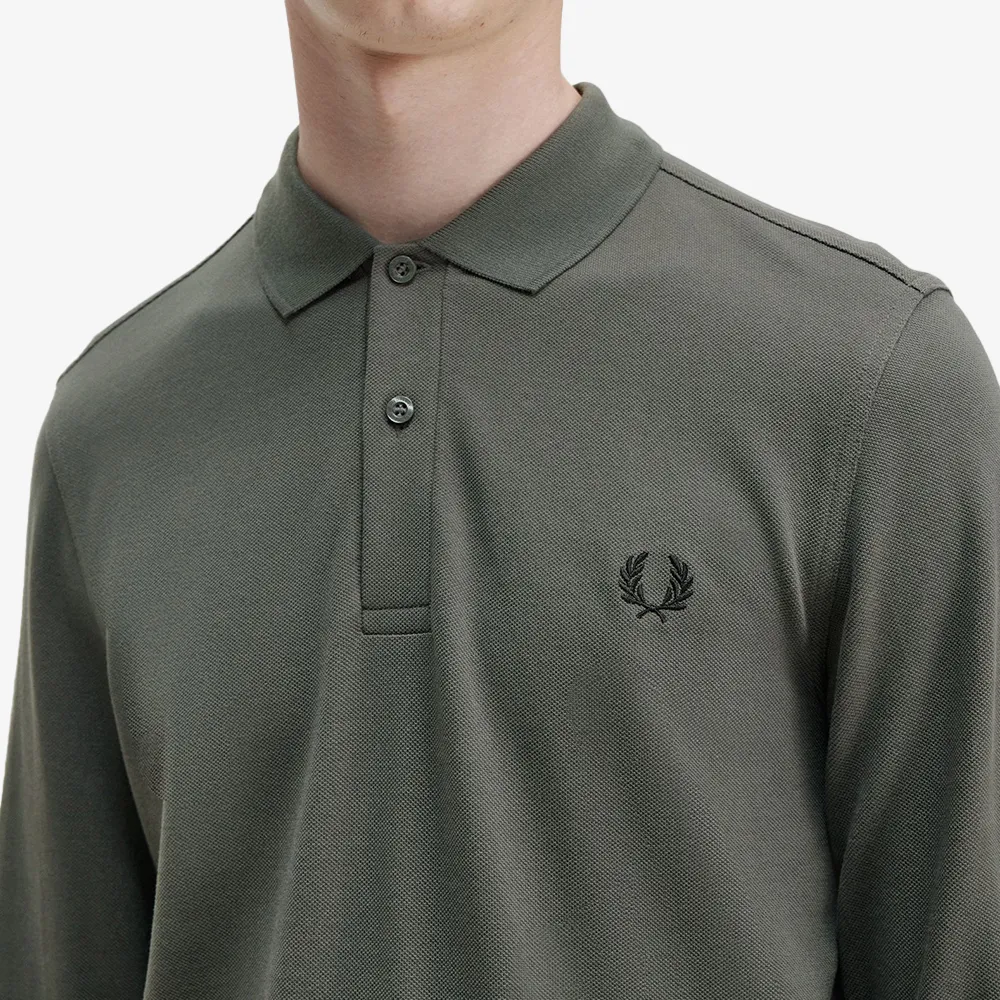 FRED PERRY  |Unisex Street Style Long Sleeves Plain Cotton Oversized Logo