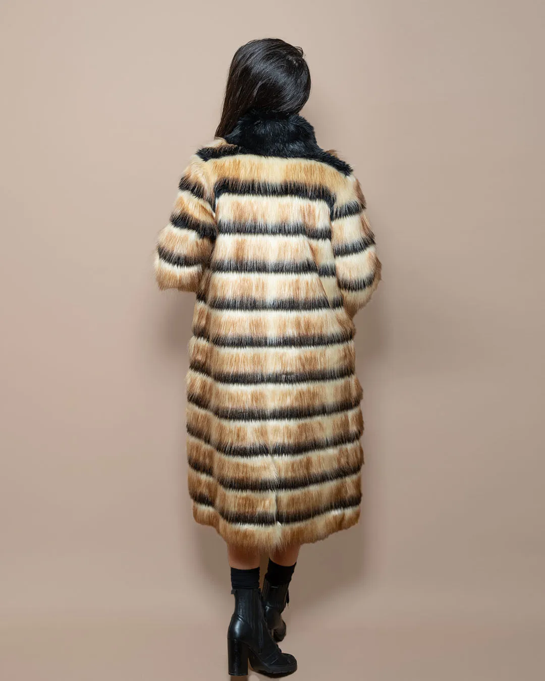 Gazelle Collector Edition Faux Fur Calf Length Coat | Women's