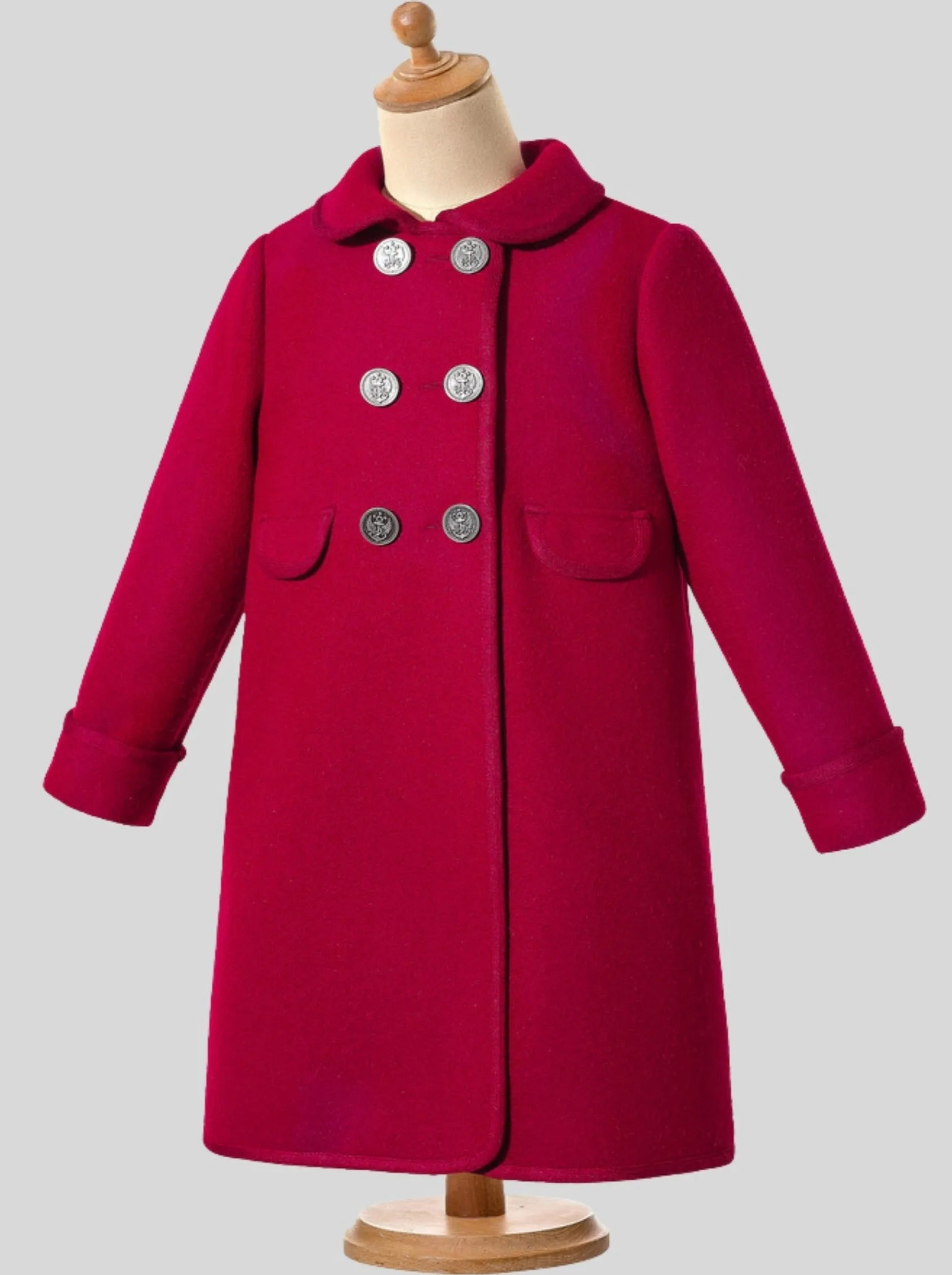 Girls La Parisienne Vintage Style Coat