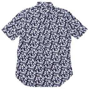 Gitman Vintage SS Panda Print ShirtNavy