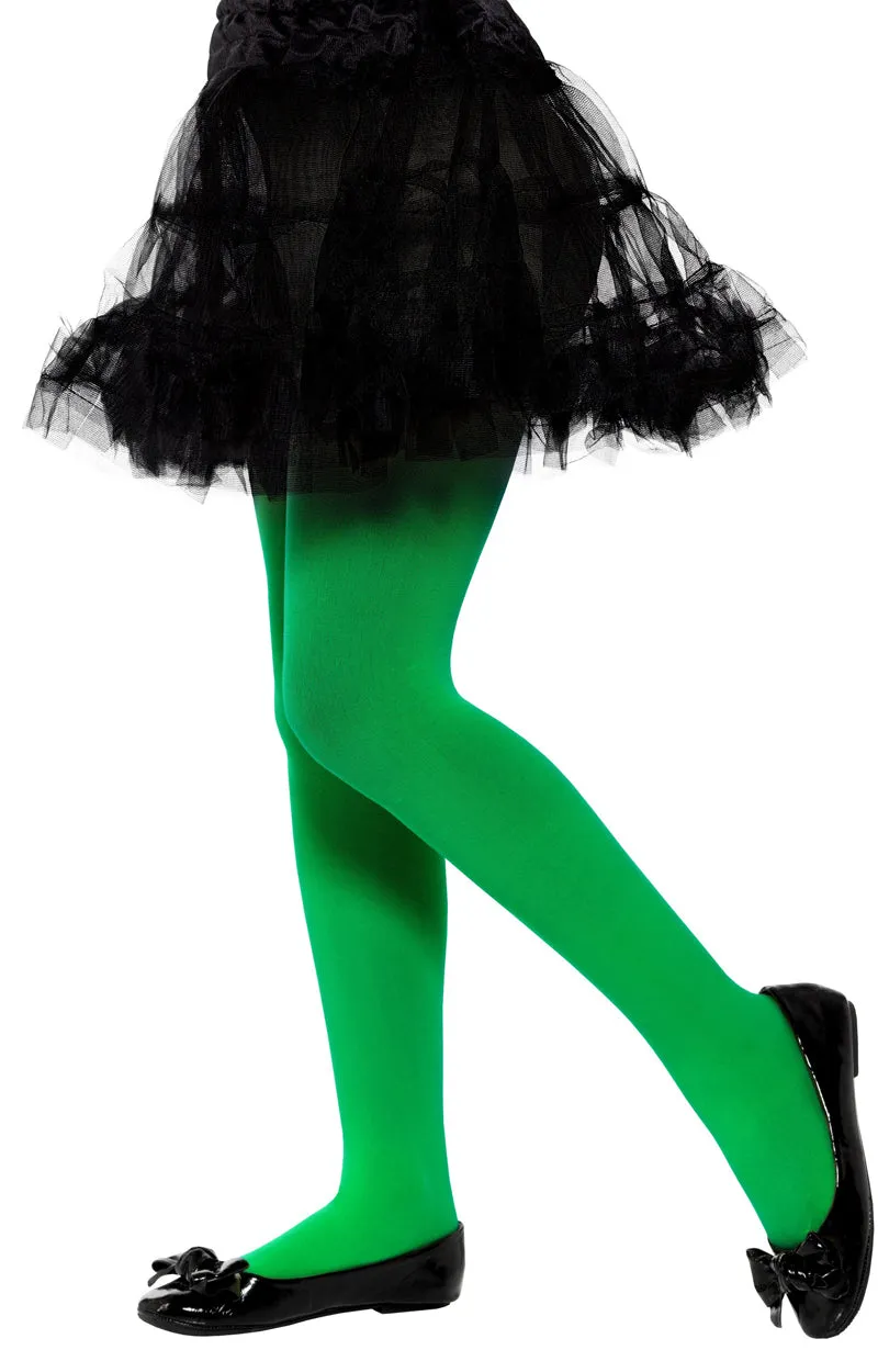 Green Opaque Tights