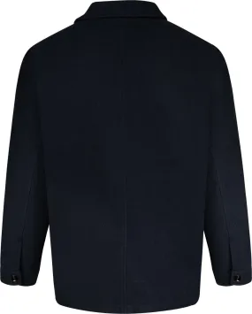 Grey Hawk TALL Workwear Style Wool Jacket - Navy