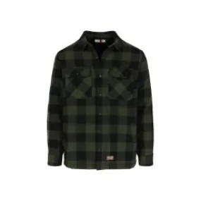 Herock Lumberjack Shirt Flannel Sherpa Puro - Green