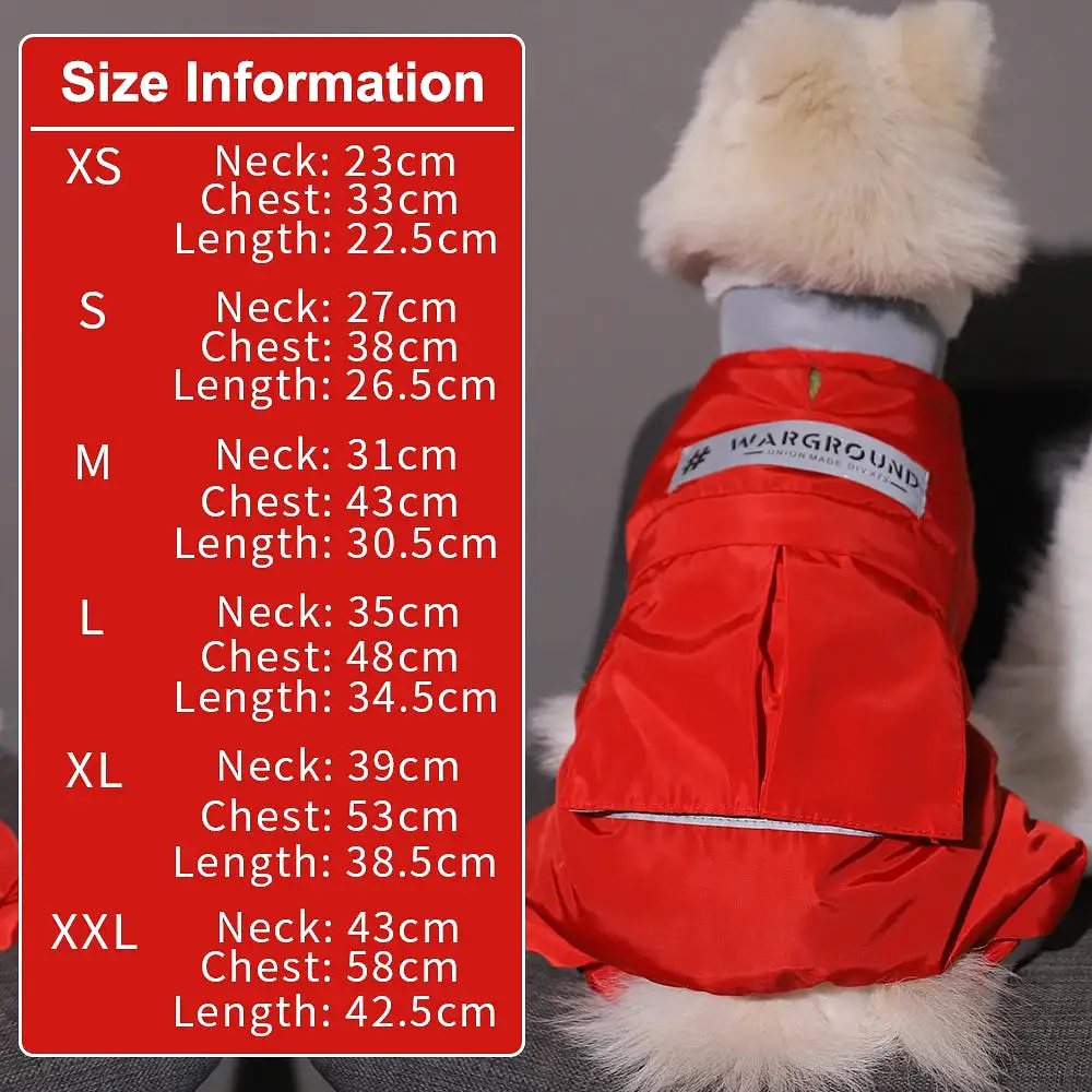 HOOPET Dog Clothes Winter Warm Pet Dog Jacket Coat Puppy Chihuahua Clothing Hoodies For Small Medium Dogs Puppy Outfit