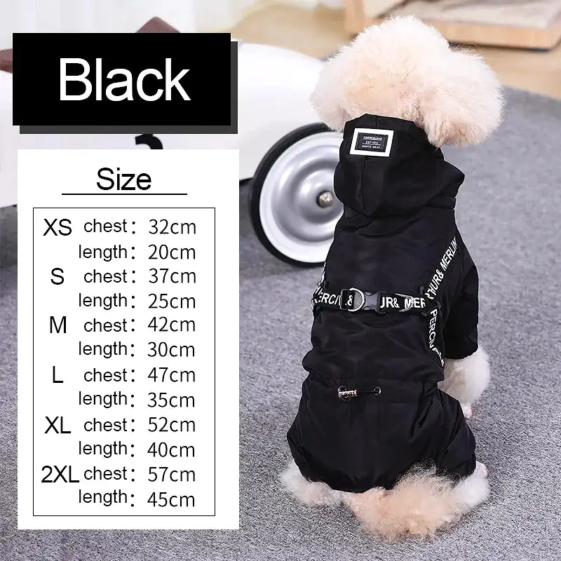 HOOPET Dog Clothes Winter Warm Pet Dog Jacket Coat Puppy Chihuahua Clothing Hoodies For Small Medium Dogs Puppy Outfit