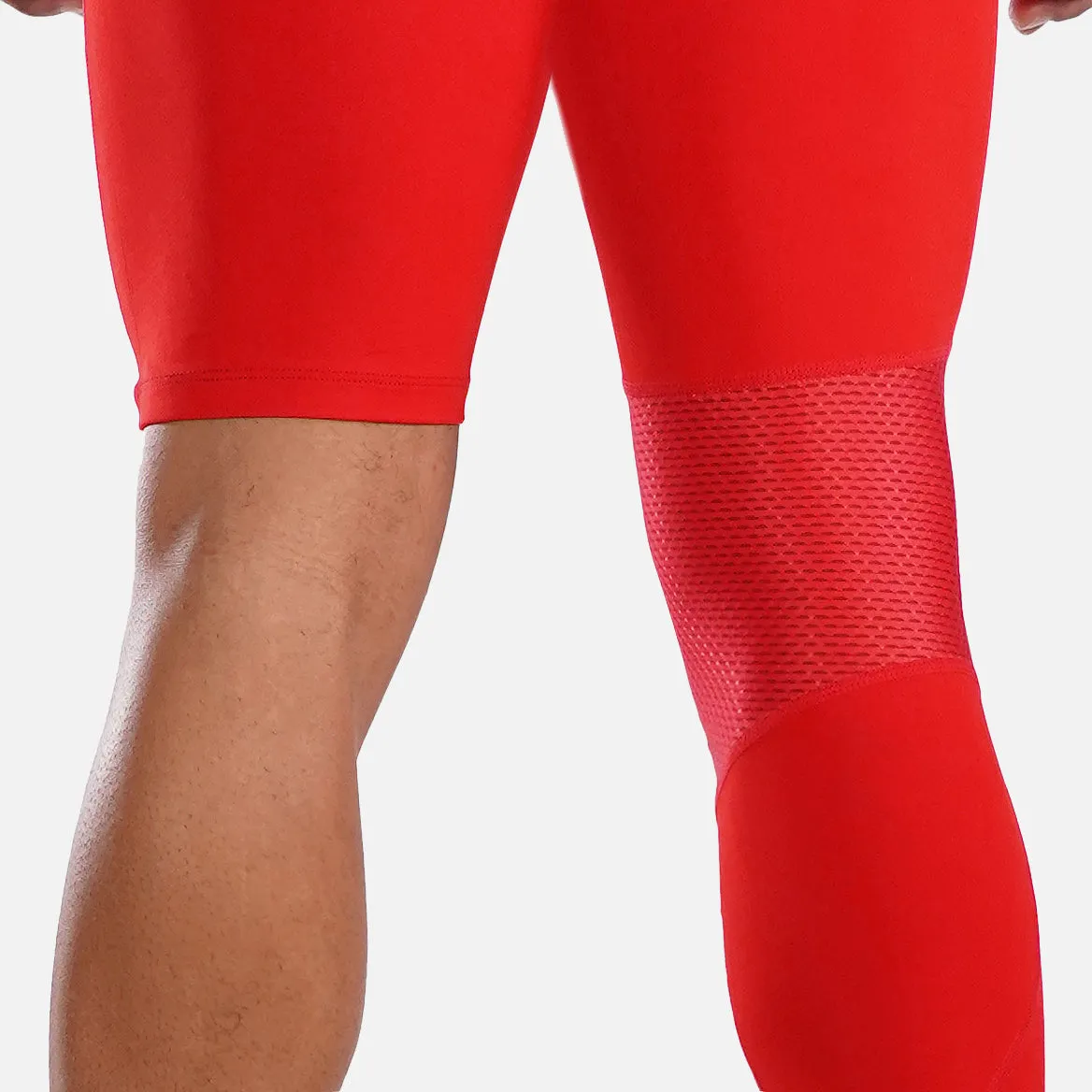 Hue Red Single-leg Basketball Tights