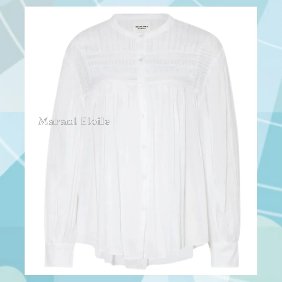 ISABEL MARANT ETOILE  |Long Sleeves Cotton Medium Shirts & Blouses