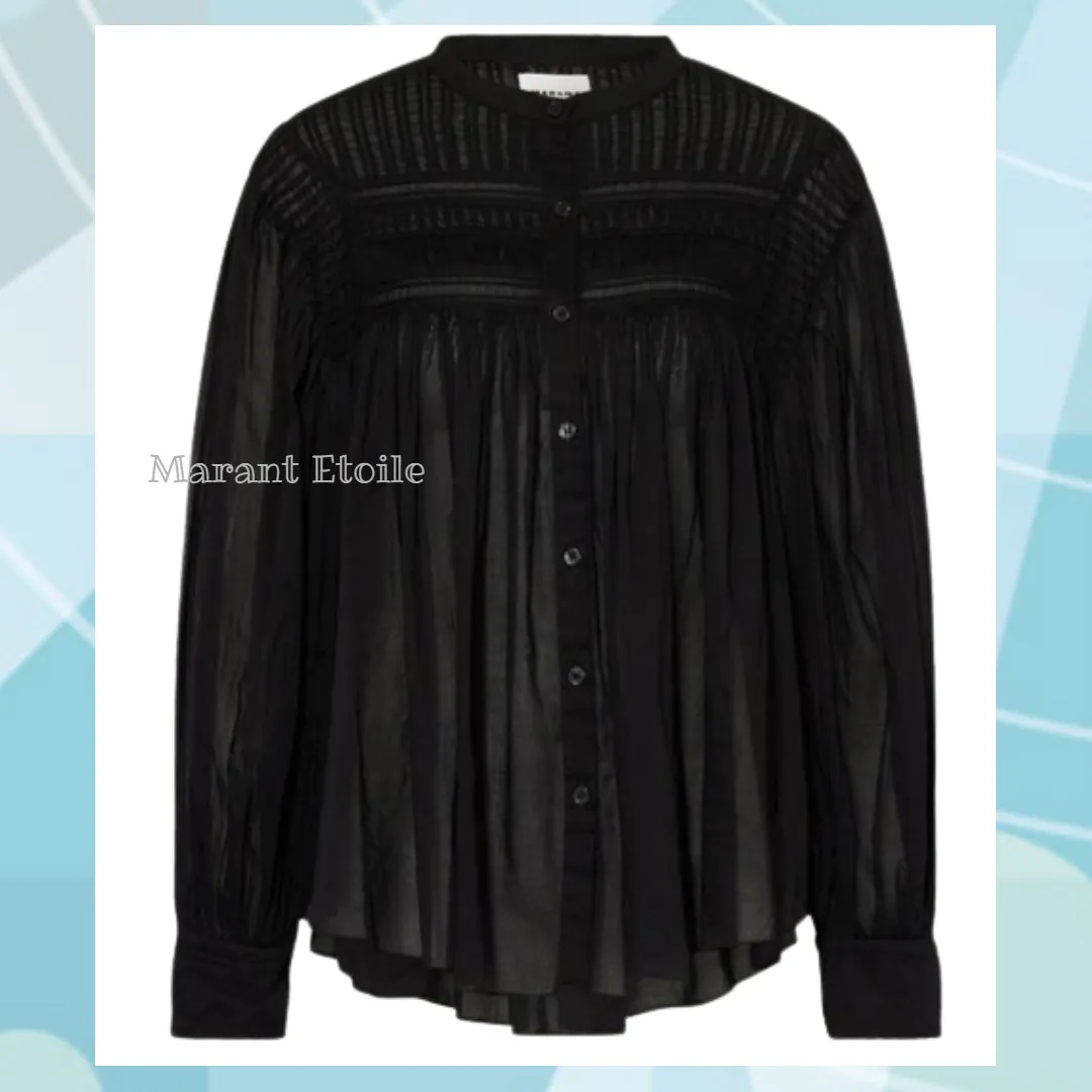 ISABEL MARANT ETOILE  |Long Sleeves Cotton Medium Shirts & Blouses