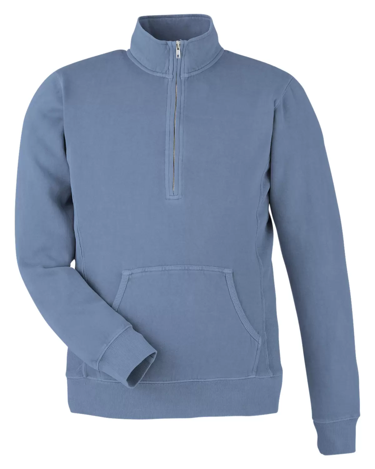 J America 8732 Pigment-Dyed Fleece Quarter-Zip Pullover SKU: 8732